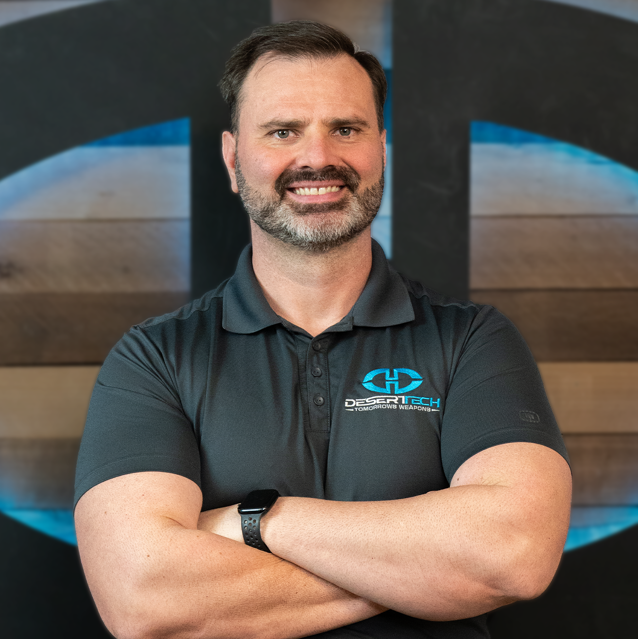Portrait of Desert Tech founder Nicholas Young